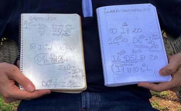 Notas Santoseso 1984 & 2024 (Foto: Montse Riera)